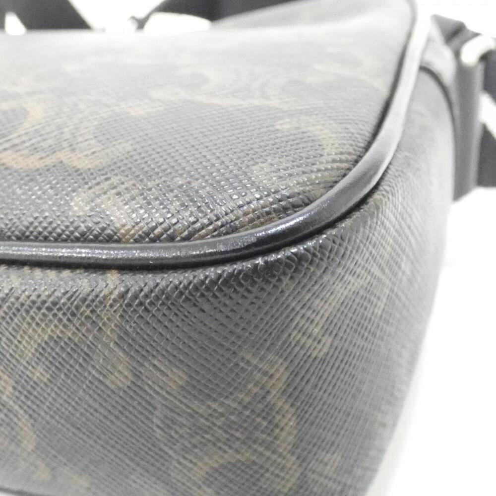 Celine Triomphe Messenger Bag logo canvas black